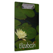 ホワイト《植物》スイレンI平和花の写真 クリップボード (右)