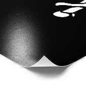 ホワイト、海賊フラッグCalico Jack、スカル&カトラス フォトプリント (角)