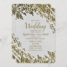 ホワイト&葉金ゴールドシッ素朴クモダンズ