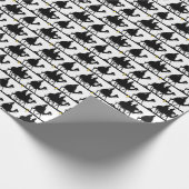 ホワイト|賢い人々が今クリスマスを包む紙 ラッピングペーパー (角)