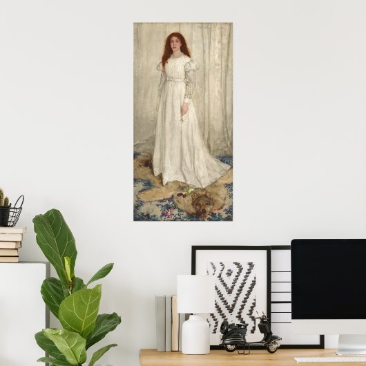 ホワイト – James McNeill Whistlerファインアートポスター ポスター (ホームオフィス)