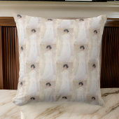 ホワイトG.クリムトの女性 クッション