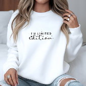 ホワイトI'am Limited EditionプリントSweatshirt スウェットシャツ