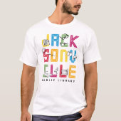 ホワイトJPL Tシャツ (正面)