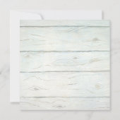 ホワイトnブルーアジサイリースヴィンテージフローラウッド 招待状 (裏面)