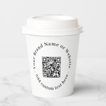 ホワイトQRコード | ミニマルモダンビジネスデザイン