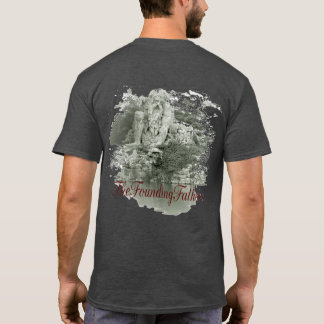 ホワイトtと写真と創立者T-Shir Tシャツ