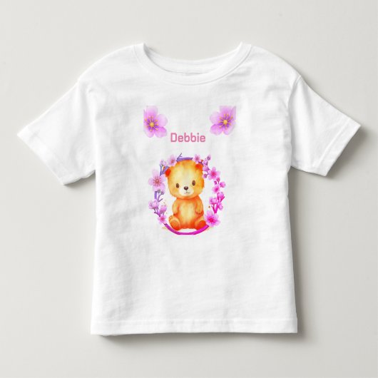 ホワイトTシャツ トドラーTシャツ (正面)