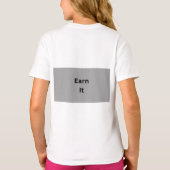 ホワイトTシャツ Tシャツ (裏面)