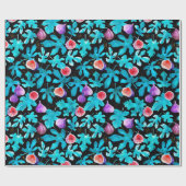 ホワイムイ手描き水彩画フルーツ離れ ラッピングペーパー (フラット)