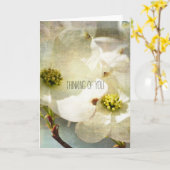 ホワイルドウッド考えの花 カード (黄色い花)