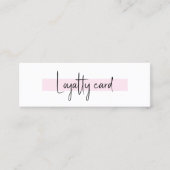 ホワエレガントイスタイリッシュトローズ美しいサロン ロイヤリティカード (正面)