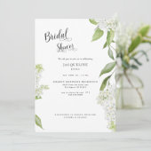 ホワエレガントイトアジェ白ブライダルシャワー 招待状 (スタンド正面)