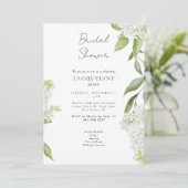 ホワエレガントイトアジサイブライダルシャワー 招待状 (スタンド正面)