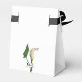 ホワエレガントイトカラリリーグリーン植物学結婚院 フェイバーボックス (裏面サイド)