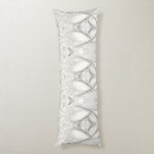 ホワエレガントイトクリームハート抱き枕 ボディピロー (裏面 (縦))