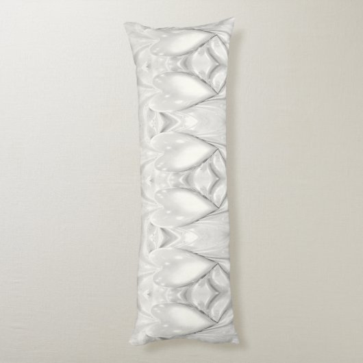 ホワエレガントイトクリームハート抱き枕 ボディピロー (裏面 (縦))