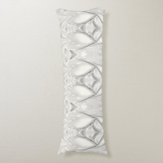 ホワエレガントイトクリームハート抱き枕 ボディピロー (正面縦)