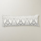 ホワエレガントイトクリームハート抱き枕 ボディピロー (裏面)