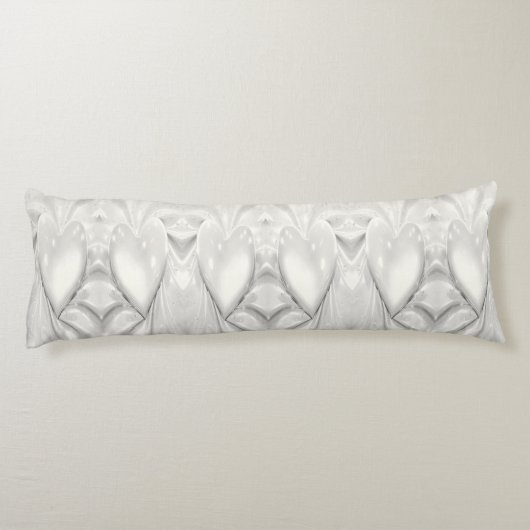 ホワエレガントイトクリームハート抱き枕 ボディピロー (裏面)