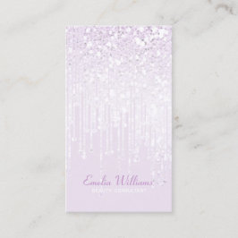 ホワエレガントイトグリッタークリスタルドリップスライトプラム 名刺