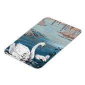 ホワエレガントイトスワンベビー マグネット (左側)