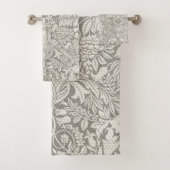 ホワエレガントイトダマスクフローラホームデコール バスタオルセット (インサイチュ)