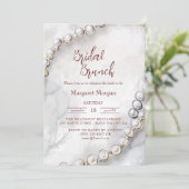 ホワエレガントイトパールブライダルブランチ 招待状 (スタンド正面)