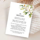 ホワエレガントイトフローラ結婚ズ詳細 エンクロージャーカード