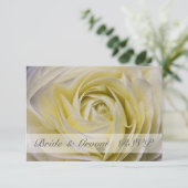 ホワエレガントイトフローラ結婚式RSVP 出欠カード (スタンド正面)