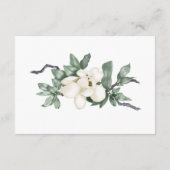 ホワエレガントイトマグノリアブロッサム披露宴 エンクロージャーカード (裏面)