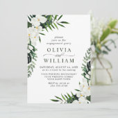 ホワエレガントイトランズボヘミアン婚約パーティ 招待状 (スタンド正面)