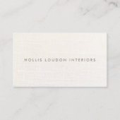 ホワエレガントイトリネンルックプロフェッショナル 名刺 (正面)