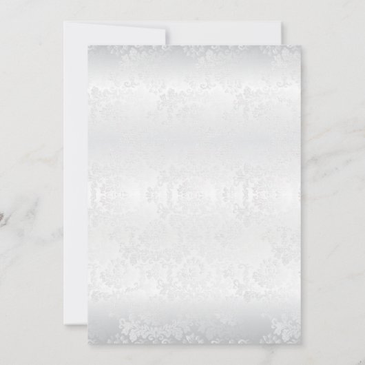 ホワエレガントイトローズカップルブライダルシャワー 招待状 (裏面)