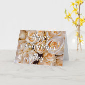 ホワエレガントイトローズフローラ最高のフレンドバレンタイン カード (黄色い花)