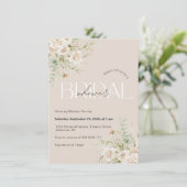 ホワエレガントイトローズブライダルシャワー 招待状 (スタンド正面)