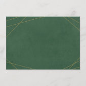 ホワエレガントイトローズ花模様結婚ズ詳細 エンクロージャーカード (裏面)