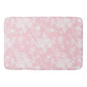 ホワエレガントイトローゼズピンクフローラ バスマット (正面)