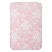 ホワエレガントイトローゼズピンクフローラ バスマット (正面縦)