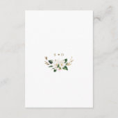 ホワエレガントイト金ゴールド結婚ズ詳細 エンクロージャーカード (裏面)