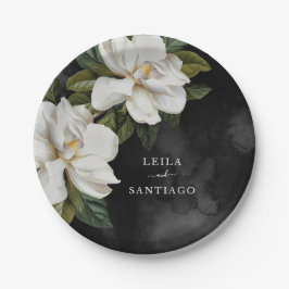 ホワエレガントイト・マグノリア結婚ズ ペーパープレート