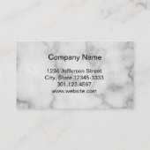 ホワエレガントイフェイクトマーブルプロフェッショナル 予約カード (裏面)