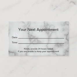 ホワエレガントイフェイクトマーブルプロフェッショナル 予約カード