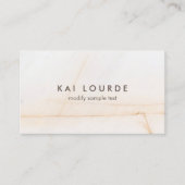 ホワエレガントイモダントマーブルストーンプロフェッショナル 名刺 (正面)