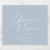 ホワエレガントイ結婚トシャンパンボトルラベル スパークリングワインラベル (シングルラベル)