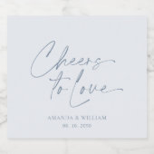 ホワエレガントイ結婚トシャンパンボトルラベル スパークリングワインラベル (シングルラベル)