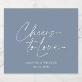 ホワエレガントイ結婚トシャンパンボトルラベル スパークリングワインラベル (シングルラベル)