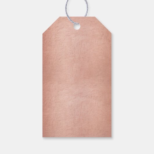 ホワエレガントイ結婚ローズモダン金ゴールドお願い ギフトタグ (裏面)