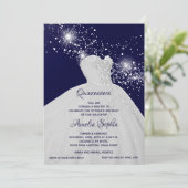 ホワエレガントートガウンキンセアニラ 招待状 (スタンド正面)