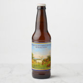 ホワカスタマイズイトスタグホームクラフトゴールデンエール ビールラベル (正面)